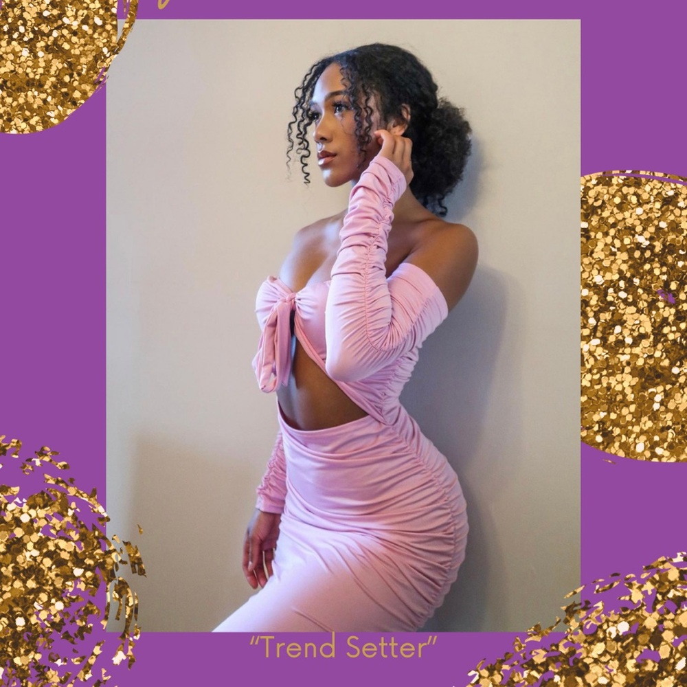 Super sexy, women’s cut out knot front dresses